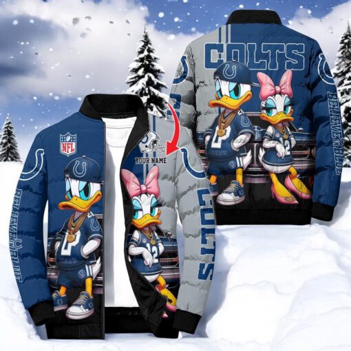 NFL Indianapolis Colts Puffer Jacket Donald Duck, Colts Gifts