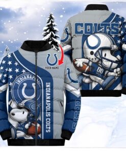 NFL Indianapolis Colts Puffer Jacket Snoopy Customized Jacket, Indianapolis Colts Gifts