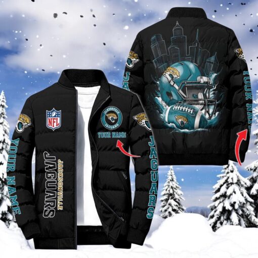 NFL Jacksonville Jaguars Puffer Jacket, Jaguars Gifts