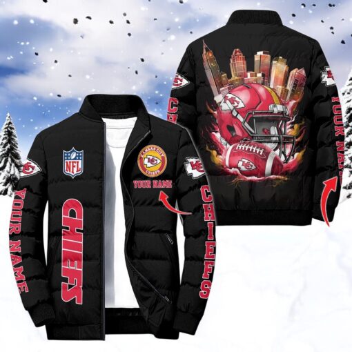 NFL Kansas City Chiefs Puffer Jacket, Chiefs Clothing