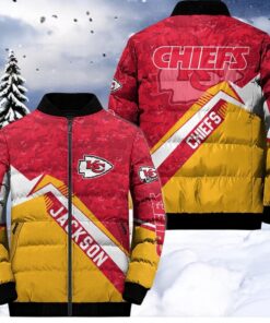 NFL Kansas City Chiefs Puffer Jacket, Chiefs Gifts for Fans
