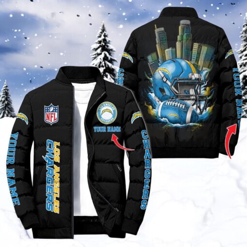 NFL Los Angeles Chargers Puffer Jacket, Los Angeles Chargers Merchandise