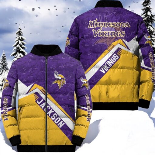 NFL Minnesota Vikings Puffer Jacket, Vikings Merch