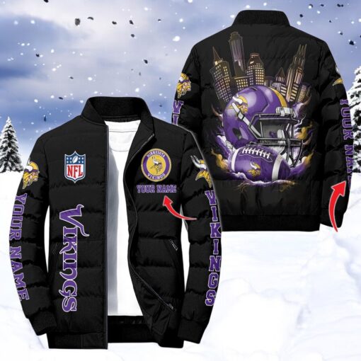 NFL Minnesota Vikings Puffer Jacket, Vikings Merchandise