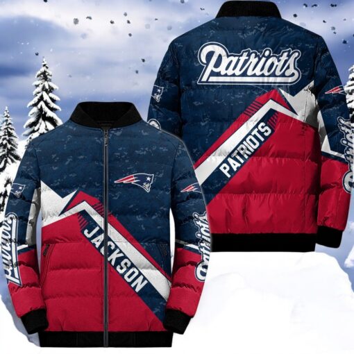 NFL New England Patriots Puffer Jacket, New England Patriots Team Gifts