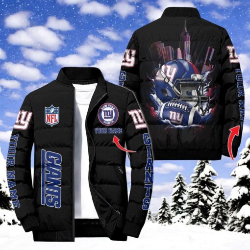 NFL New York Giants Puffer Jacket, Giants Unique Gifts
