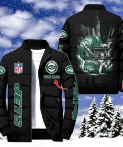 NFL New York Jets Puffer Jacket, New York Jets Apparel