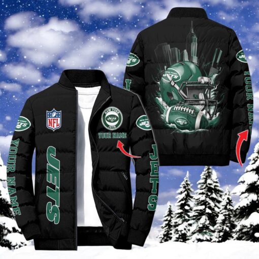 NFL New York Jets Puffer Jacket, New York Jets Apparel