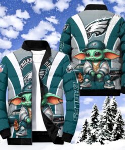 NFL Philadelphia Eagles Puffer Jacket Baby Yoda, Philadelphia Eagles Shirt NFL Philadelphia Eagles Puffer Jacket Baby Yoda, Philadelphia Eagles Shirt