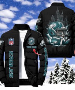 NFL Philadelphia Eagles Puffer Jacket, Eagles Clothing NFL Philadelphia Eagles Puffer Jacket, Eagles Clothing
