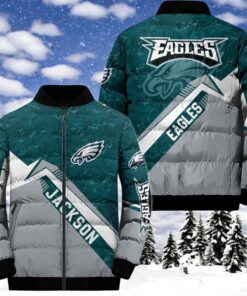 NFL Philadelphia Eagles Puffer Jacket, Philadelphia Eagles Gifts for Fans