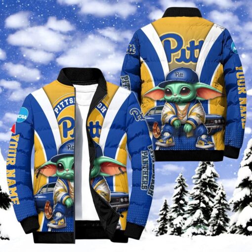 NFL Pittsburgh Panthers Puffer Jacket Baby Yoda, Pittsburgh Panthers Gifts
