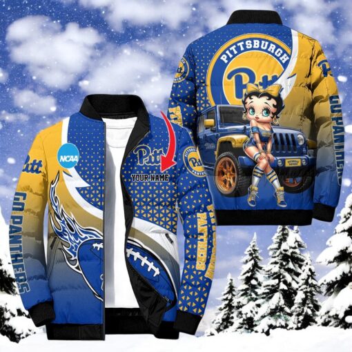 NFL Pittsburgh Panthers Puffer Jacket Betty Boop, Pittsburgh Panthers Fan Shirt for Sale