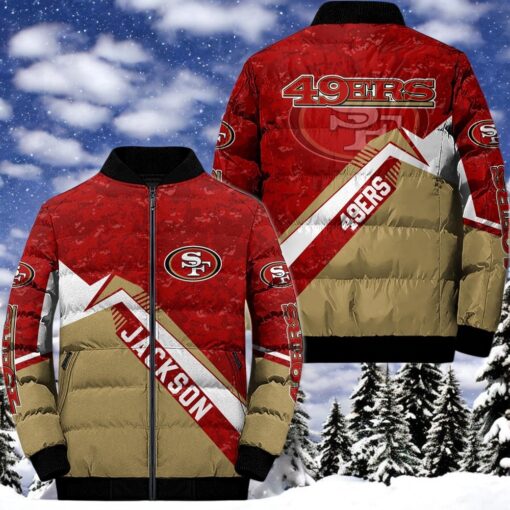 NFL San Francisco 49ers Puffer Jacket, 49ers Apparel