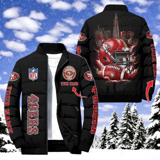 NFL San Francisco 49ers Puffer Jacket, San Francisco 49ers Apparel