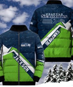NFL Seattle Seahawks Puffer Jacket, Seahawks Merch