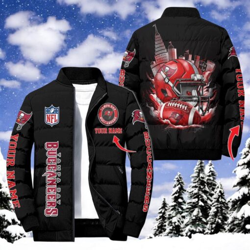 NFL Tampa Bay Buccaneers Puffer Jacket, Buccaneers Gifts for Fans