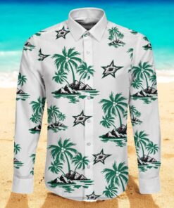 NHL Dallas Stars Special Hawaiian Design Long Sleeve Hawaiian Shirt
