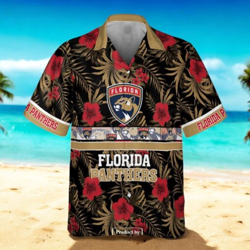 NHL Florida Panthers Champs Flowers Design Hawaiian Shirt