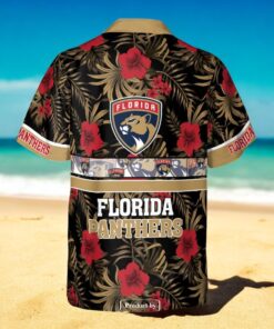 NHL Florida Panthers Champs Flowers Design Hawaiian Shirt NHL Florida Panthers Champs Flowers Design Hawaiian Shirt