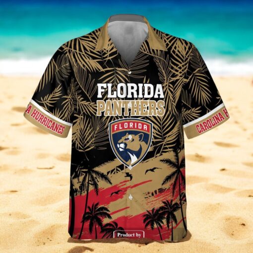 NHL Florida Panthers Champs Palm Tree Hawaiian Shirt