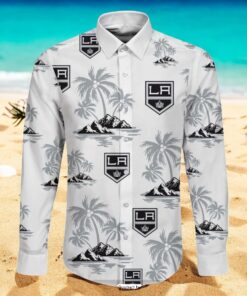 NHL Los Angeles Kings Special Hawaiian Design Long Sleeve Hawaiian Shirt NHL Los Angeles Kings Special Hawaiian Design Long Sleeve Hawaiian Shirt