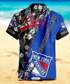 NHL New York Rangers Hawaiian Shirt Short Pants For Fan NHL New York Rangers Hawaiian Shirt Short Pants For Fan