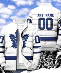 NHL Toronto Maple Leafs Hockey Team Personalized Away New Puffer Jacket, Maple Leafs Shirt NHL Toronto Maple Leafs Hockey Team Personalized Away New Puffer Jacket, Maple Leafs Shirt