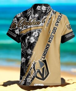 NHL Vegas Golden Knights Hawaiian Shirt Short Pants For Fan