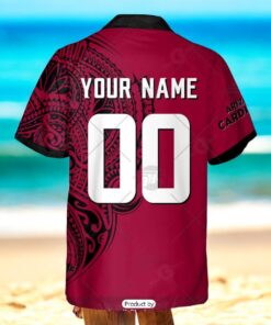 Personalize NFL Arizona Cardinals Polynesian Tattoo Design Hawaiian Shirt