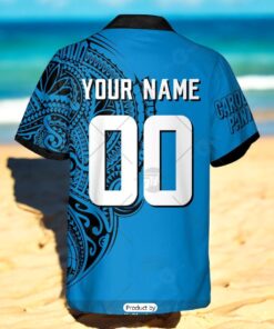 Personalize NFL Carolina Panthers Polynesian Tattoo Design Hawaiian Shirt Personalize NFL Carolina Panthers Polynesian Tattoo Design Hawaiian Shirt