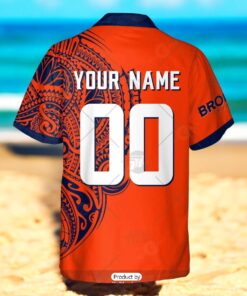 Personalize NFL Denver Broncos Polynesian Tattoo Design Hawaiian Shirt Personalize NFL Denver Broncos Polynesian Tattoo Design Hawaiian Shirt