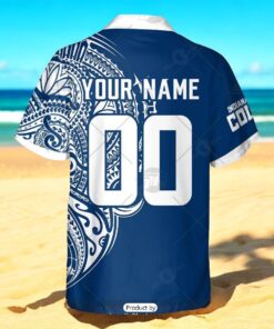 Personalize NFL Indianapolis Colts Polynesian Tattoo Design Hawaiian Shirt