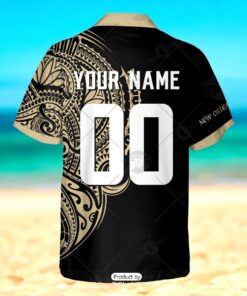 Personalize NFL New Orleans Saints Polynesian Tattoo Design Hawaiian Shirt