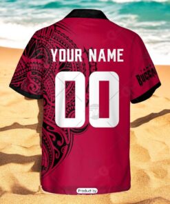 Personalize NFL Tampa Bay Buccaneers Polynesian Tattoo Design Hawaiian Shirt