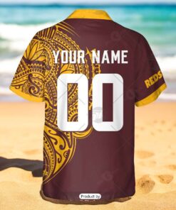 Personalize NFL Washington Redskins Polynesian Tattoo Design Hawaiian Shirt Personalize NFL Washington Redskins Polynesian Tattoo Design Hawaiian Shirt