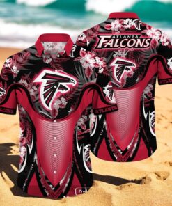 Personalized Name Atlanta Falcons NFL Luxury Flower Summer Hawaiian Shirt