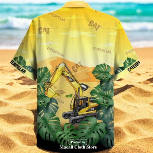 Personalized Name Caterpillar Inc Yellow Style Hawaiian Shirt