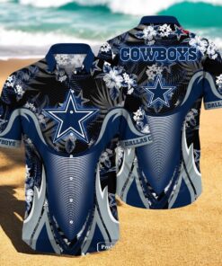 Personalized Name Dallas Cowboys NFL Luxury Flower Summer Hawaiian Shirt Personalized Name Dallas Cowboys NFL Luxury Flower Summer Hawaiian Shirt