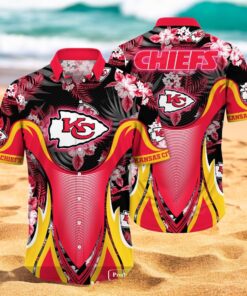 Personalized Name Kansas City Chiefs NFL Luxury Flower Summer Hawaiian Shirt