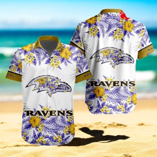 Personalized Name NFL Baltimore Ravens Special New Summer NFL Teams Hawaiian Shirt