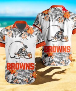 Personalized Name NFL Cleveland Browns Special New Summer NFL Teams Hawaiian Shirt