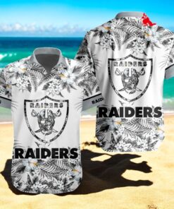 Personalized Name NFL Las Vegas Raiders Special New Summer NFL Teams Hawaiian Shirt