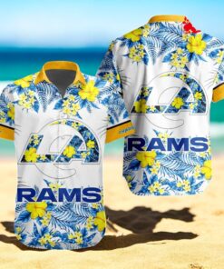 Personalized Name NFL Los Angeles Rams Special New Summer NFL Teams Hawaiian Shirt