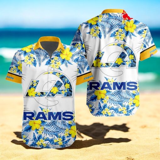 Personalized Name NFL Los Angeles Rams Special New Summer NFL Teams Hawaiian Shirt