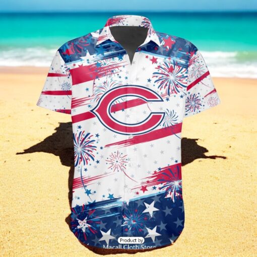 Personalized NFL Chicago Bears Special Design For Independence Day 4th Of July Hawaiian Shirt