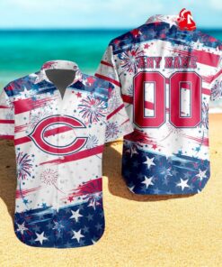 Personalized NFL Chicago Bears Special Design For Independence Day 4th Of July Hawaiian Shirt