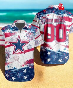 Personalized NFL Dallas Cowboys Special Design For Independence Day 4th Of July Hawaiian Shirt