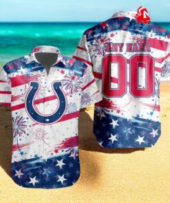 Personalized NFL Indianapolis Colts Special Design For Independence Day 4th Of July Hawaiian Shirt Personalized NFL Indianapolis Colts Special Design For Independence Day 4th Of July Hawaiian Shirt