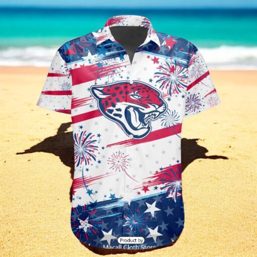 Personalized NFL Jacksonville Jaguars Special Design For Independence Day 4th Of July Hawaiian Shirt